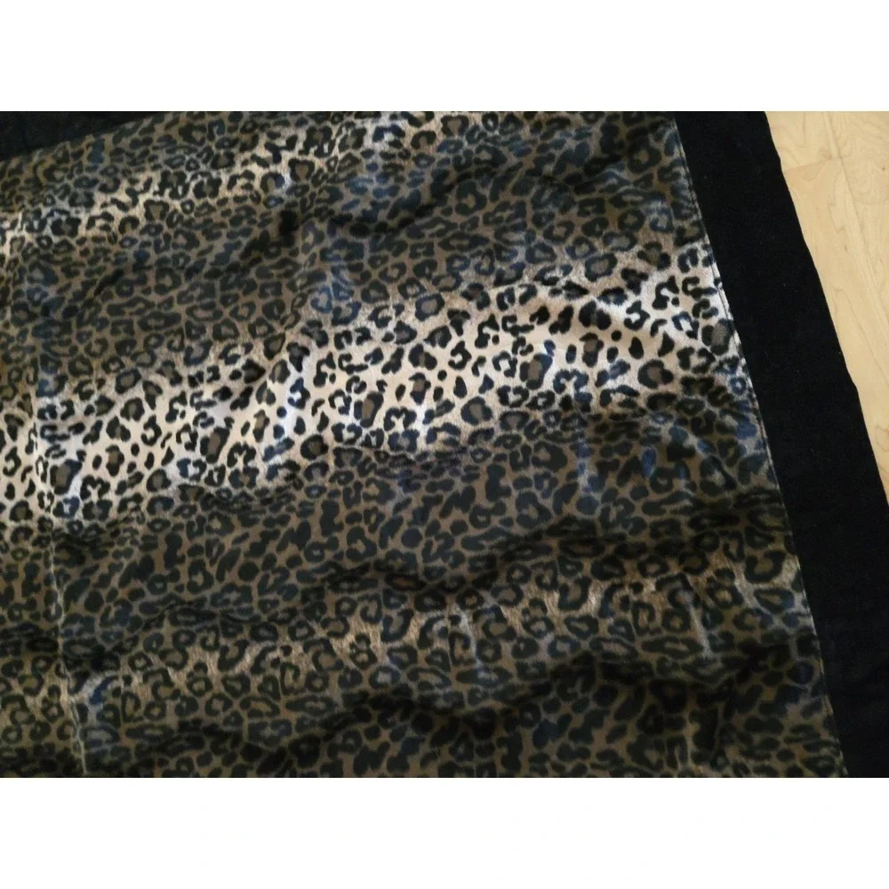 Cheetah Print Fleece Throw Blanket Leopard Animal Soft Microfiber for Sofa Couch